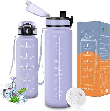 Vikaster Botella agua, Botella 500ml, sin BPA,